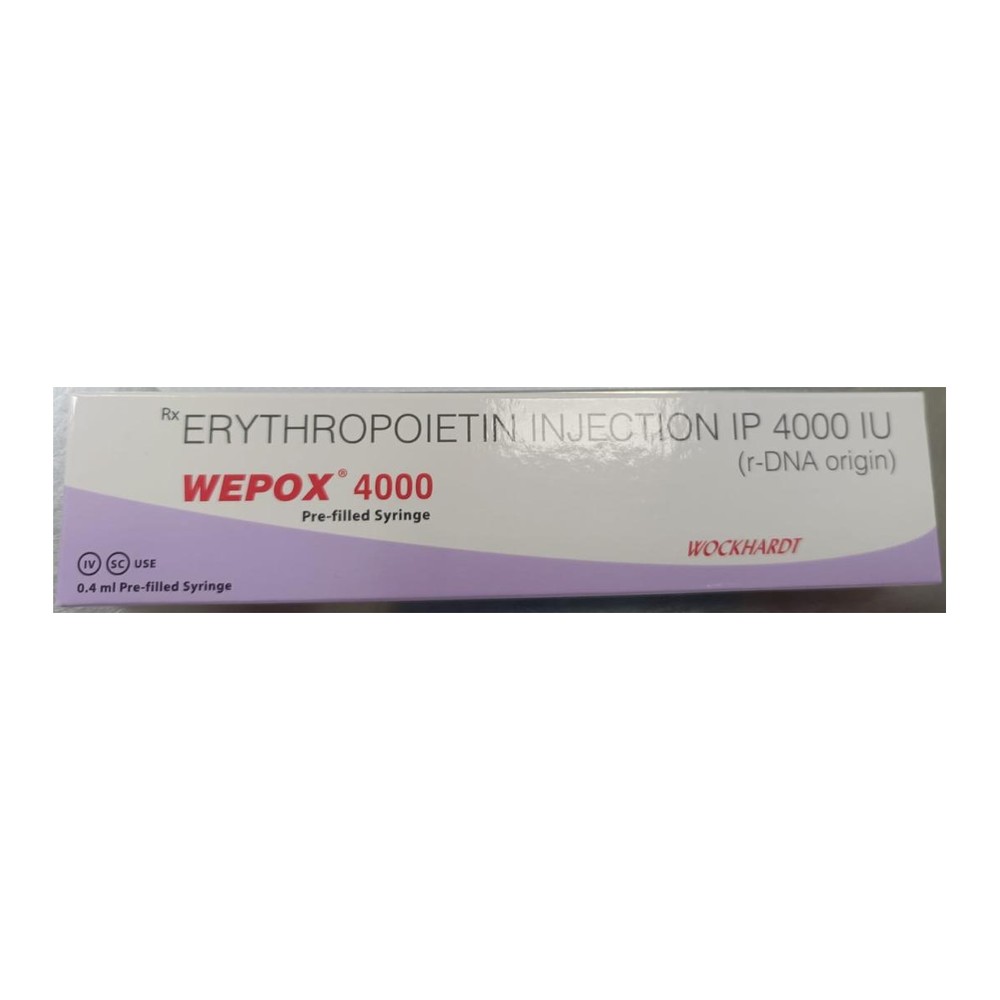 Wepox 4000 IU Erythropoietin Pre-filled Syringe